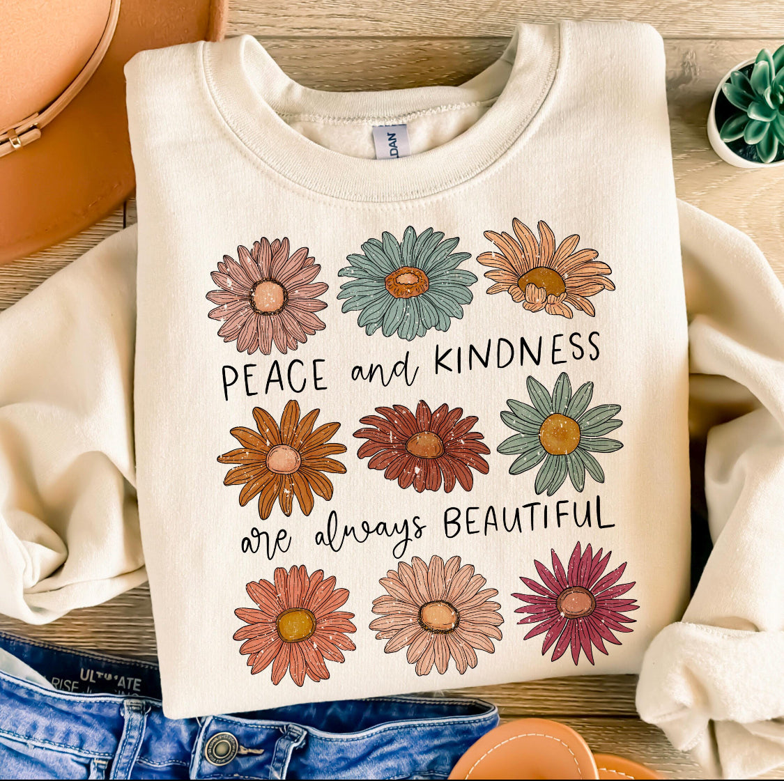 Peace & Kindness(Leave Size & Color in notes at checkout)