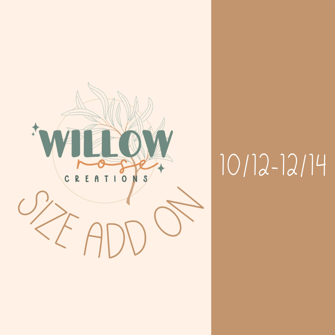 Size Add On 10/12-12/14