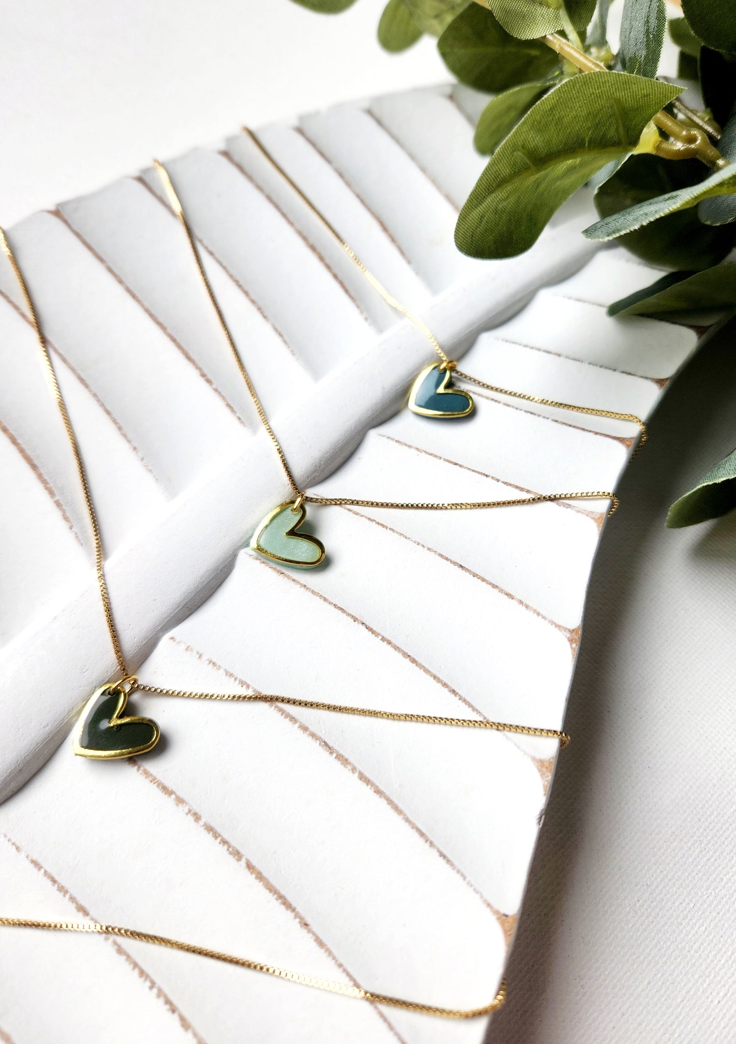 Gold heart necklace