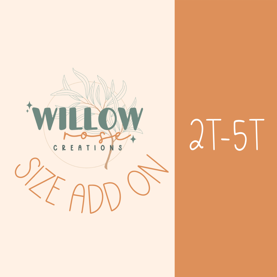 Size Add On 2T-5T