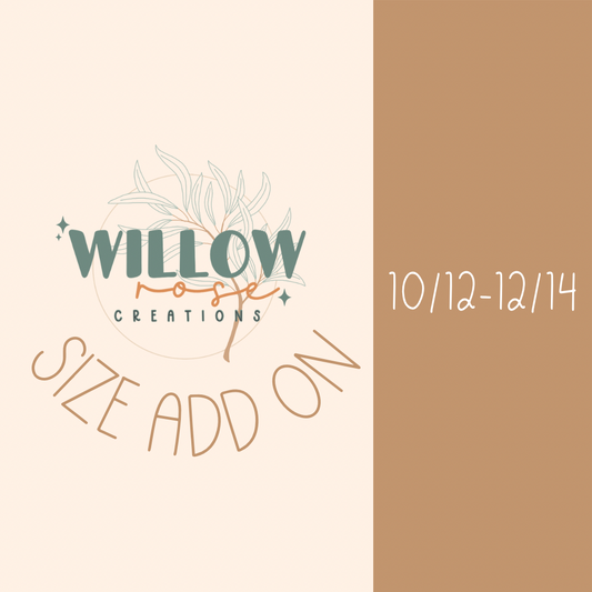Size Add On 10/12-12/14